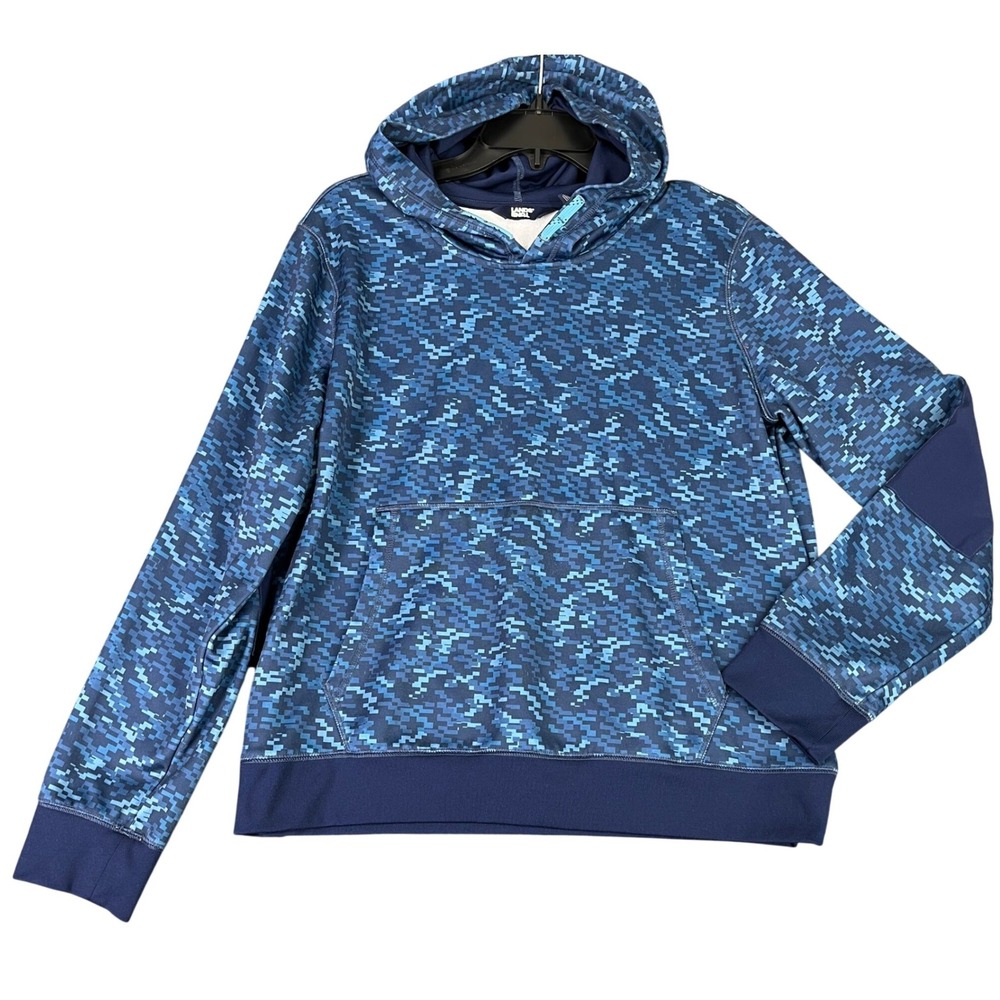 Lands End‎ Digital Camo Hoodies Fleece Pullover Sweatshirt XXL boys